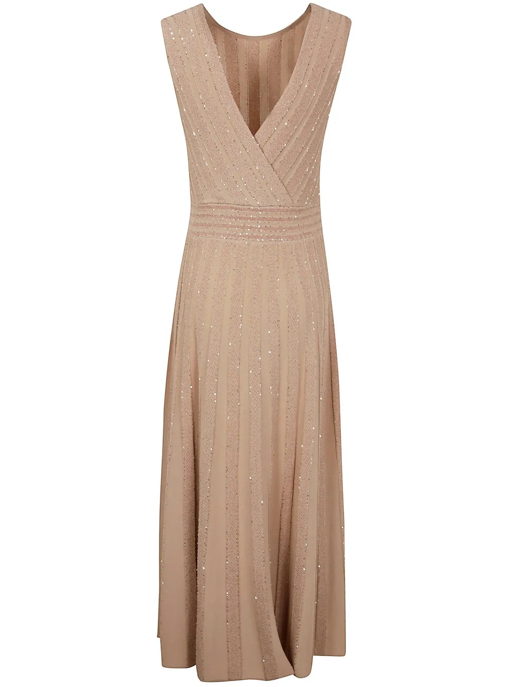 Sequin Detail Midi Dress