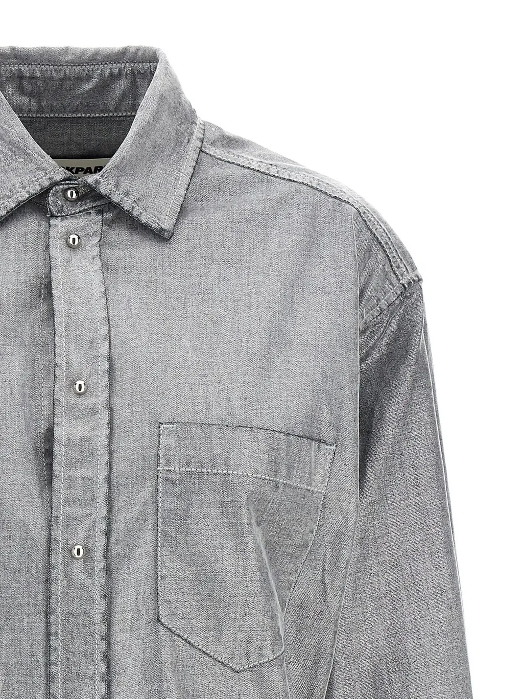 Anne Flock Denim Lurex Tailored Shirt