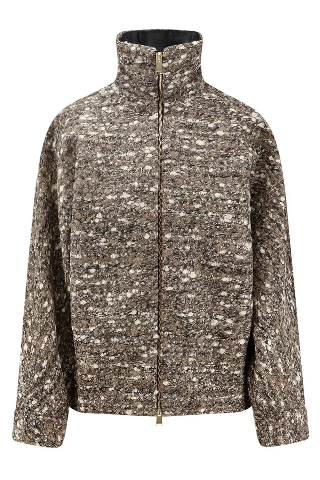 Celine Boucle Aviator Bomber Coat