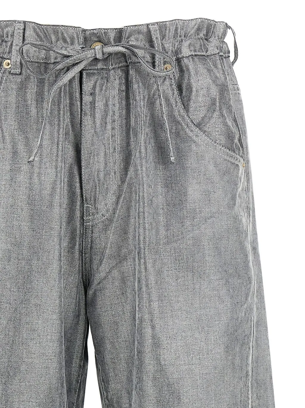 Iris Paper Bag Lurex Denim Jeans