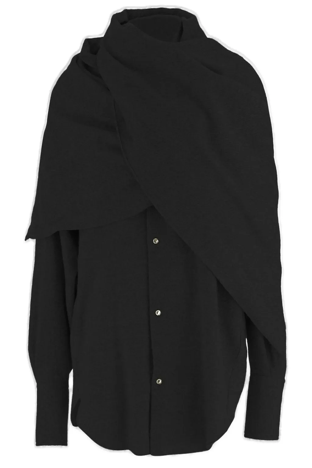 Georgia Detachable Scarf Japanese Shirt