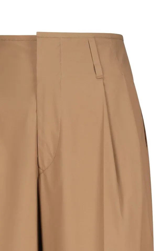 Cropped Pleated Pants