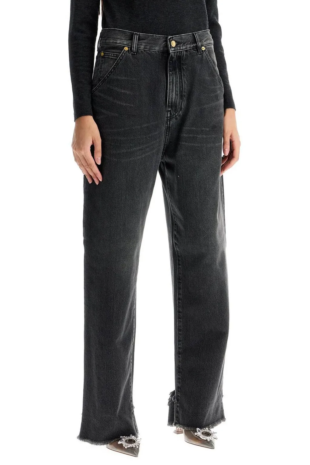 Lisa Loose Fit Carpenter Denim Jeans