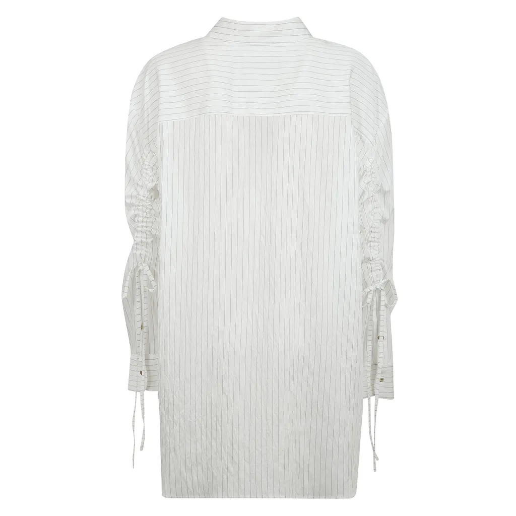 Keanu Striped Rouche Shirt