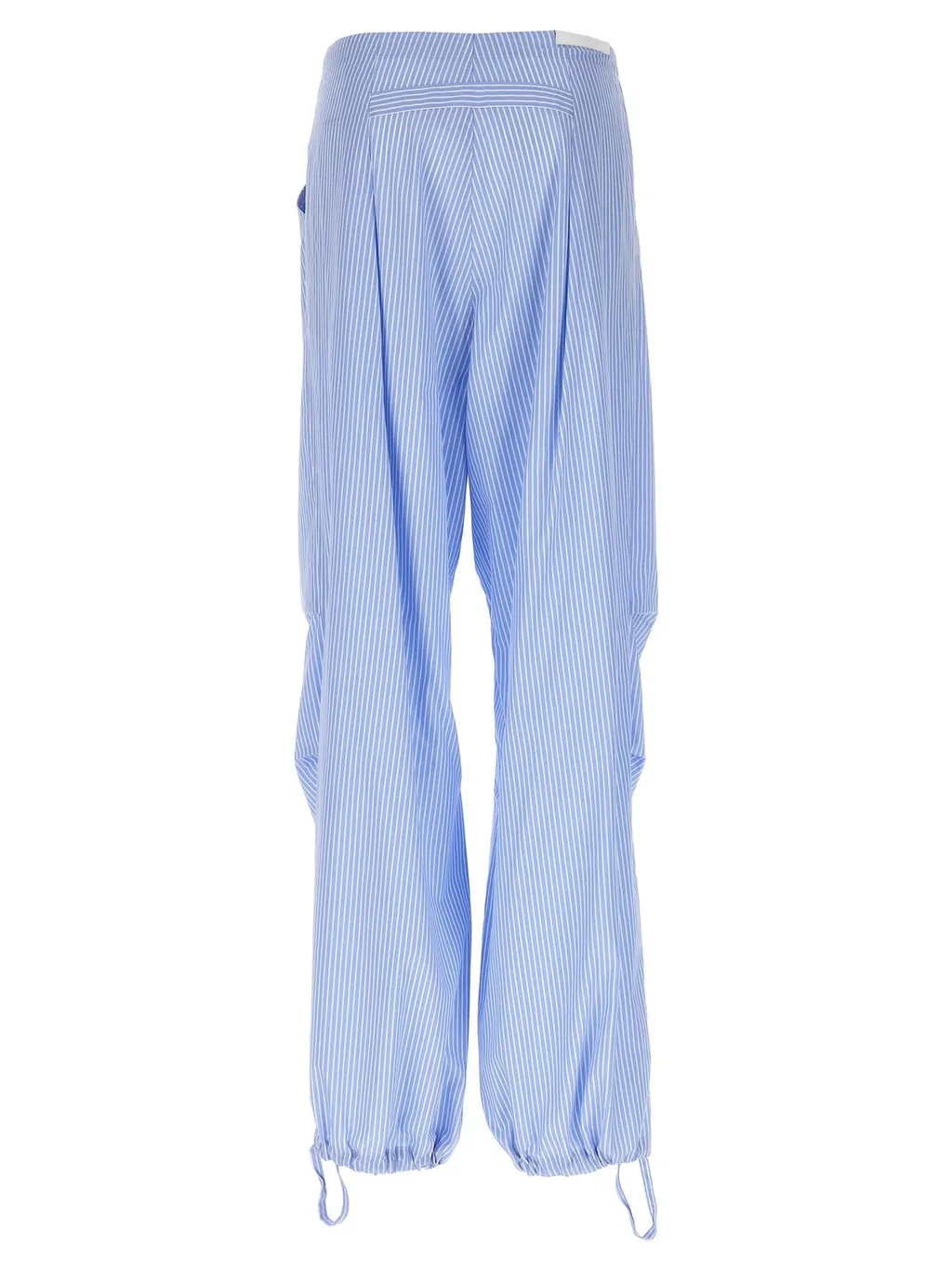 Daisy Pinstriped Drawstring Trousers