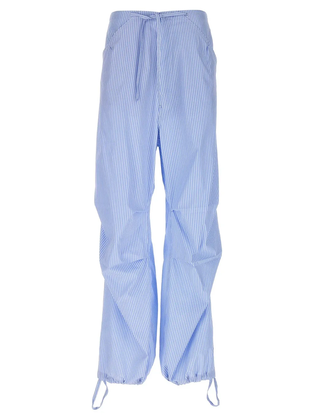 Daisy Pinstriped Drawstring Trousers