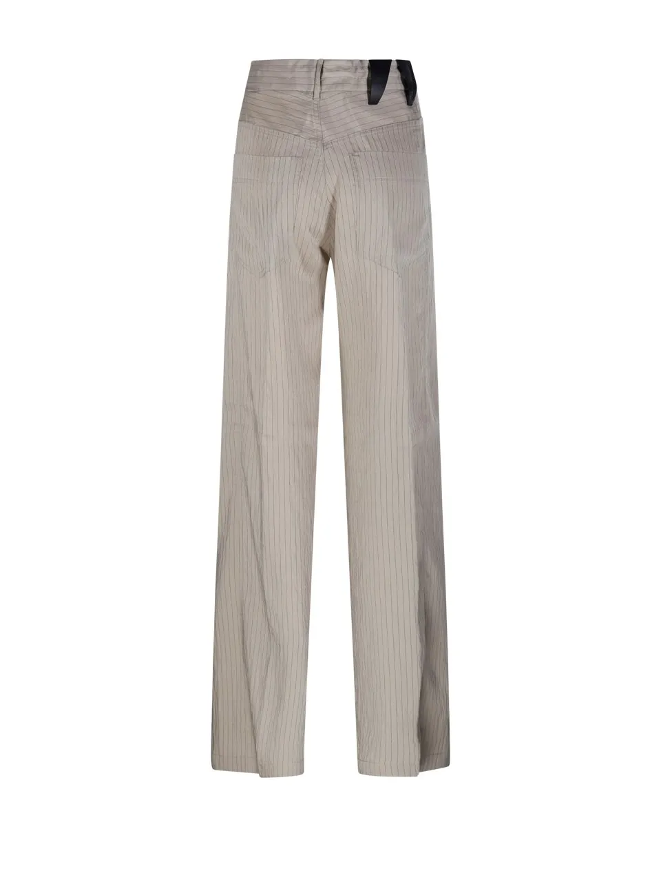 Iris Striped Paper Bag Pants
