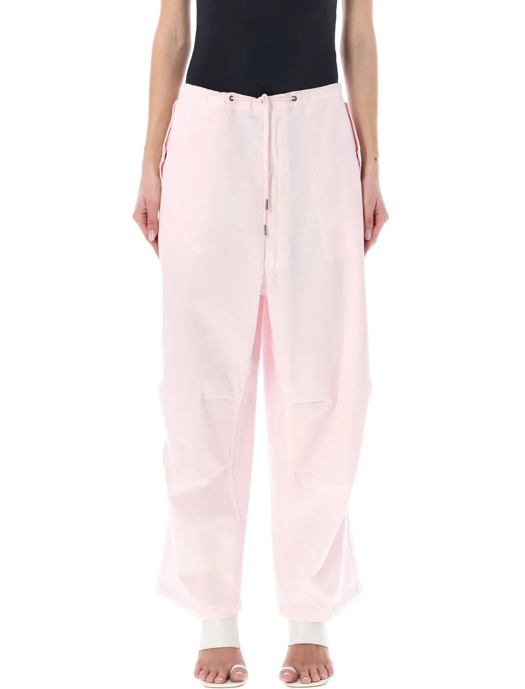 Drawstring Wide Leg Trousers