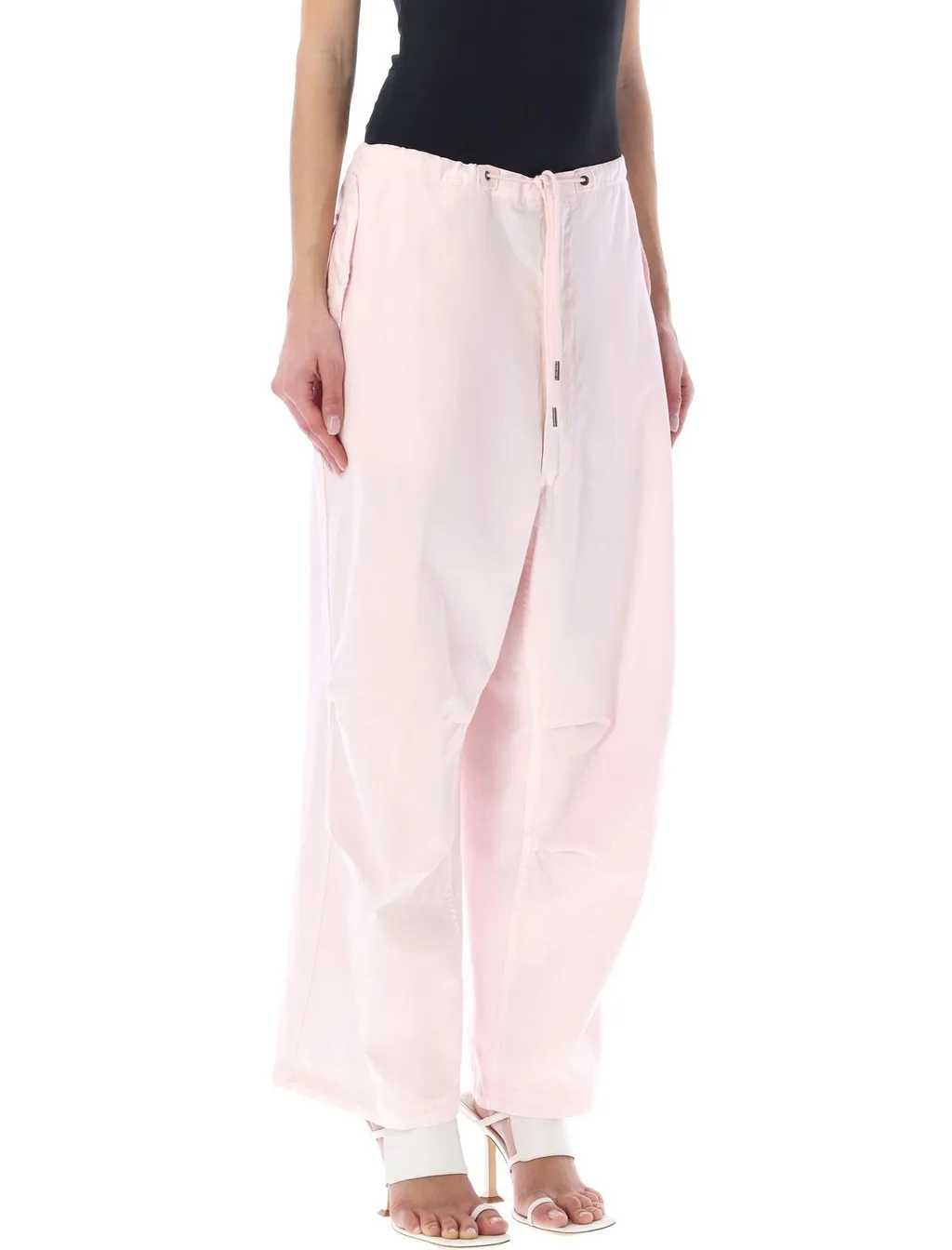 Drawstring Wide Leg Trousers