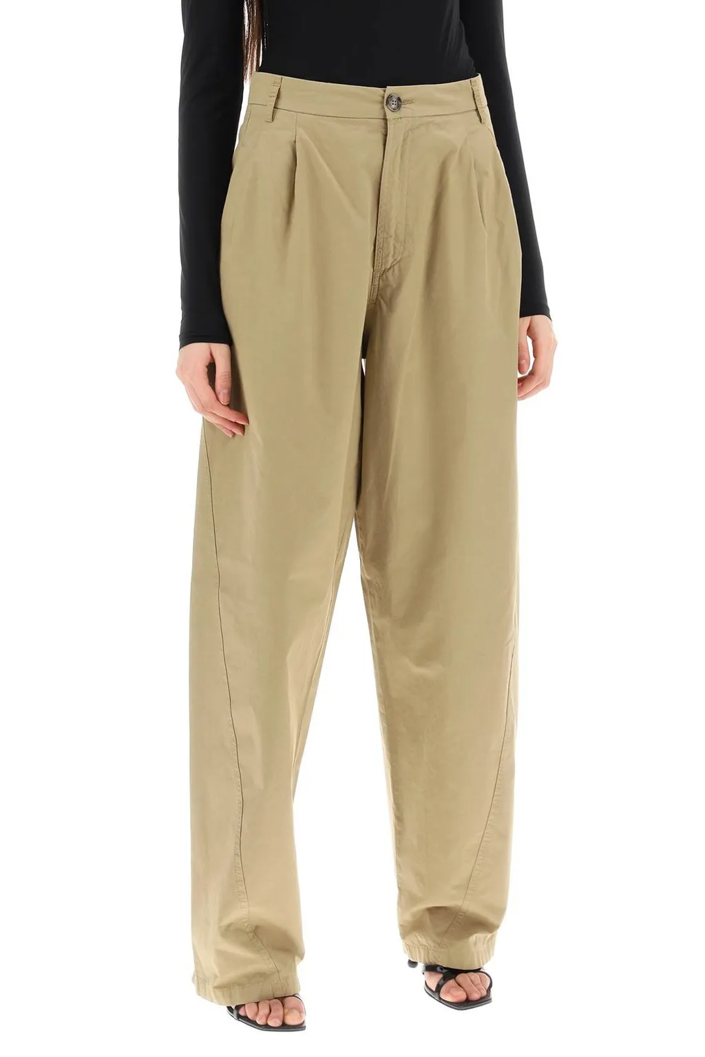 Phebe Pleat Detailed Trousers