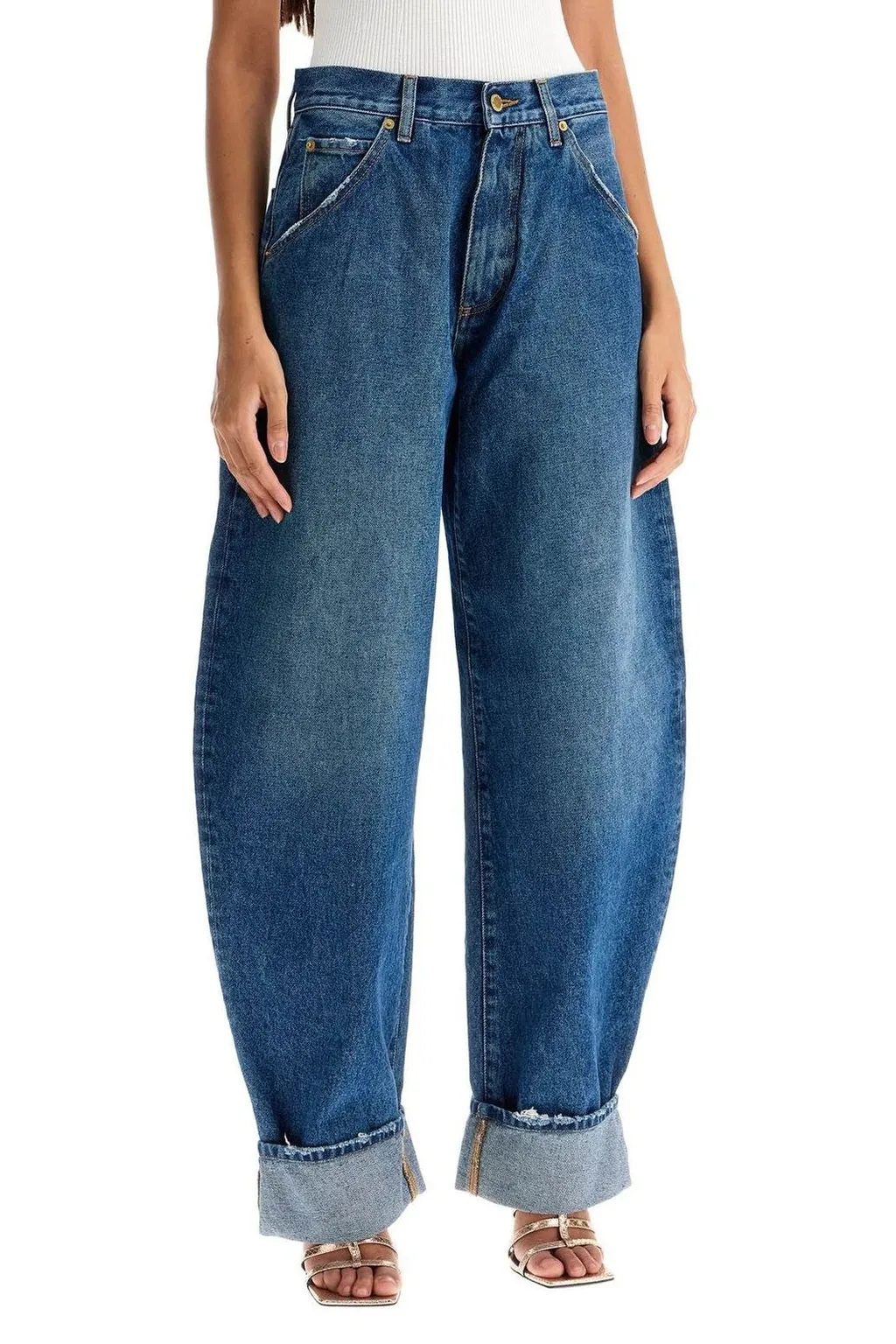 Khris Wide-Leg Denim Jeans