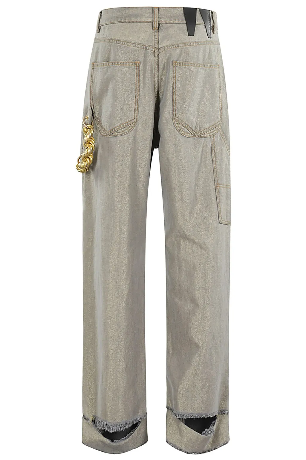 Distressed Wide Leg Jeans