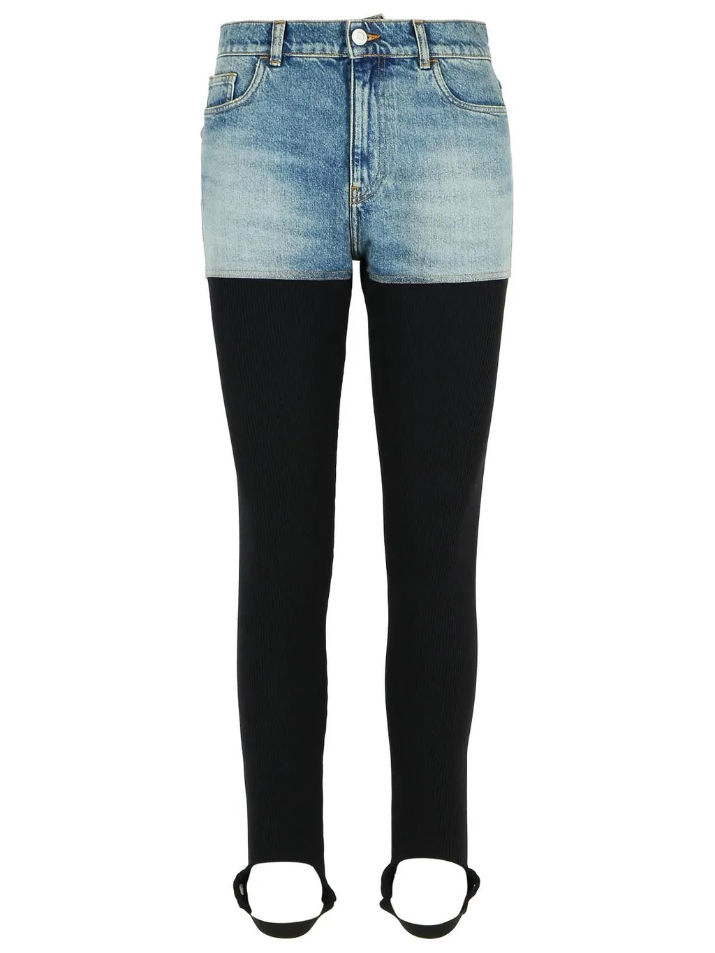 Hybrid Rib Denim Pants