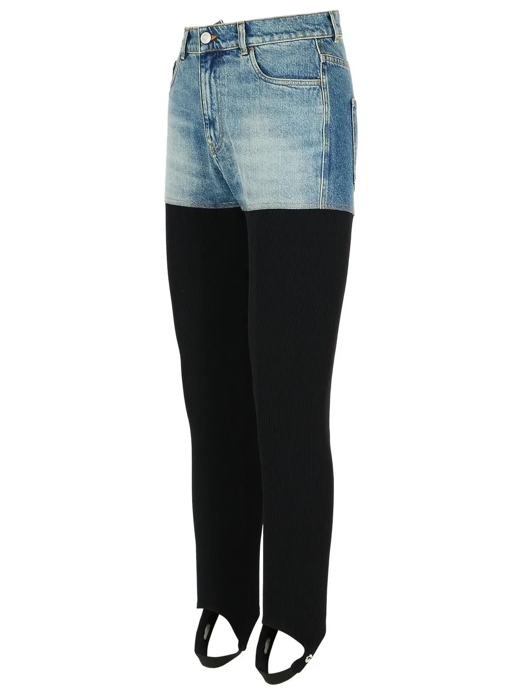 Hybrid Rib Denim Pants