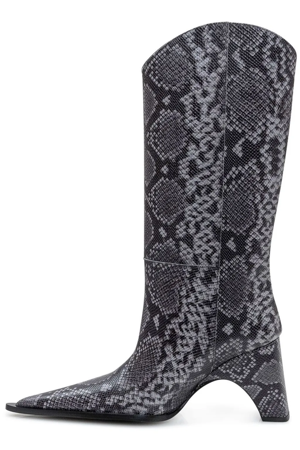 Bridge Embossed Cowboy Boots