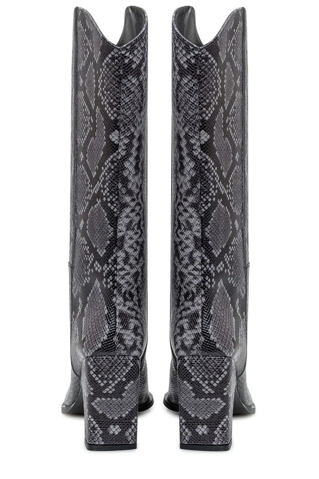 Bridge Embossed Cowboy Boots