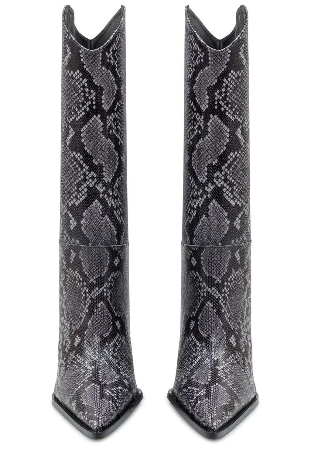 Bridge Embossed Cowboy Boots
