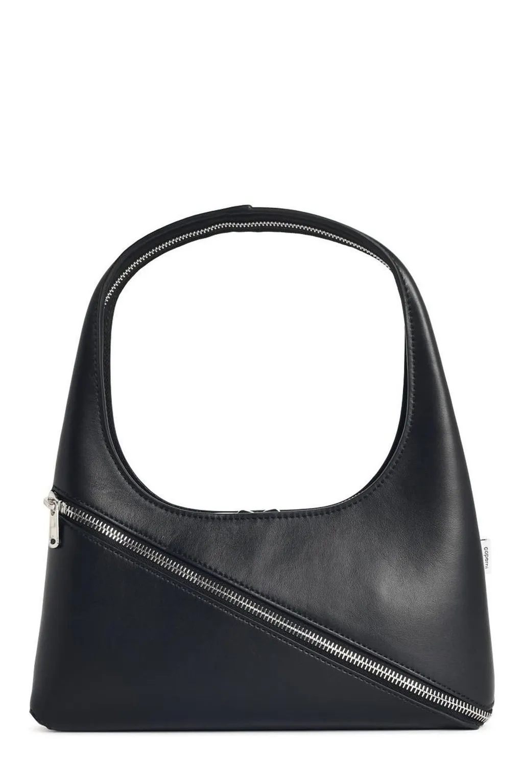 Zip Detailed Baguette Bag