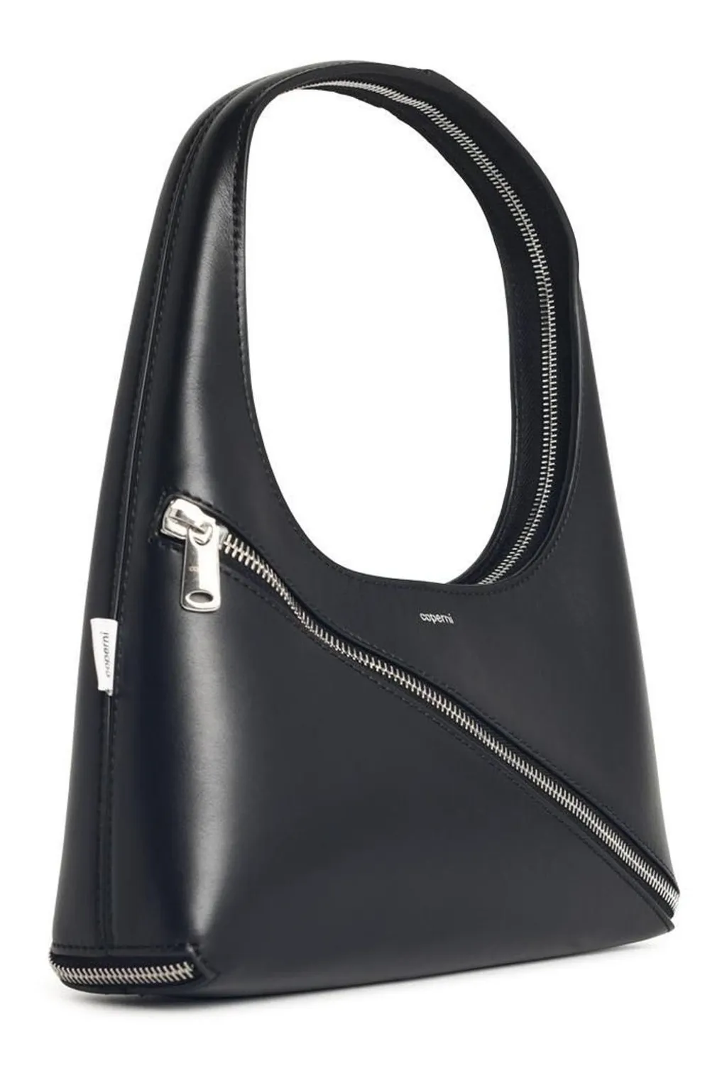 Zip Detailed Baguette Bag