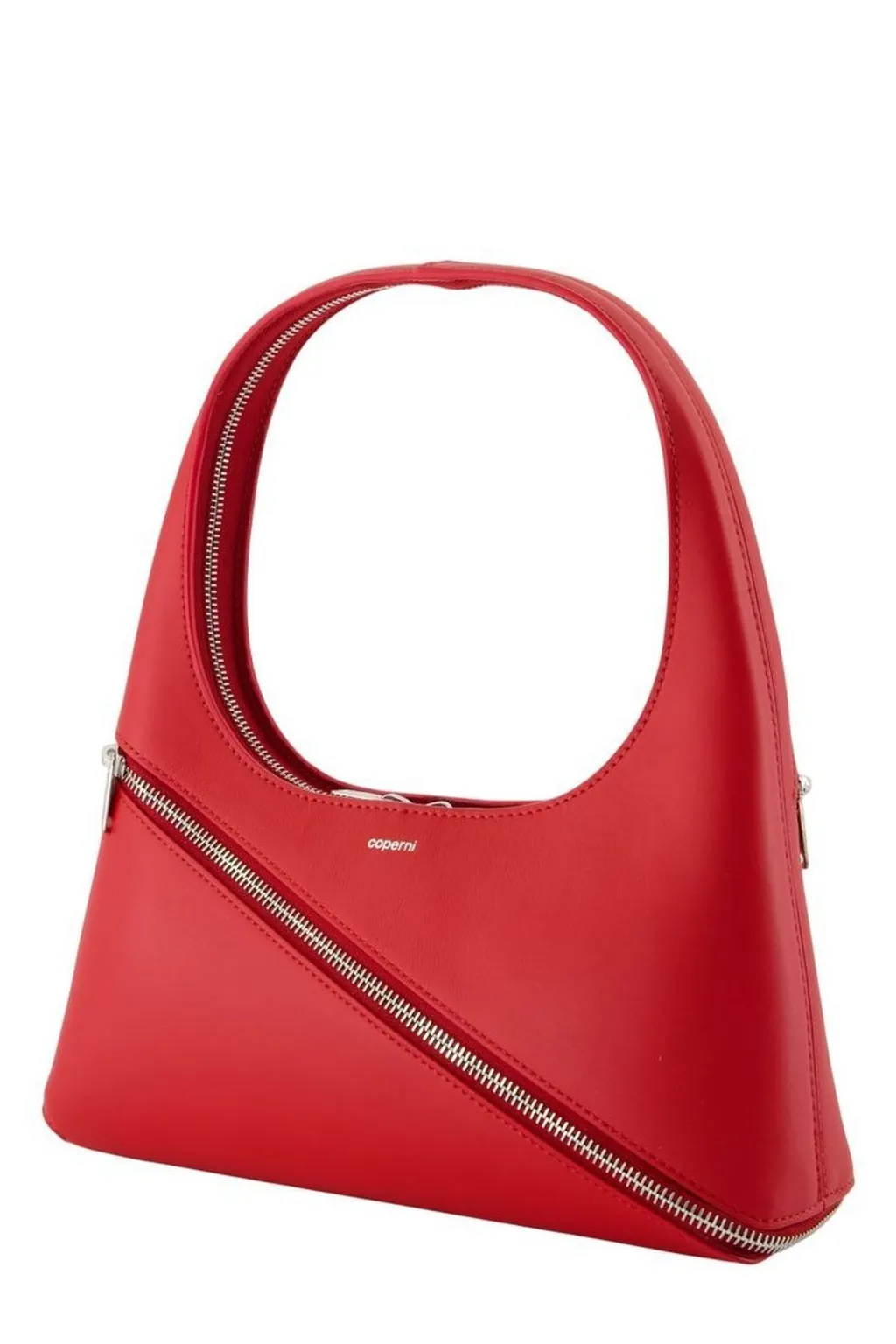 Zip Detailed Baguette Bag