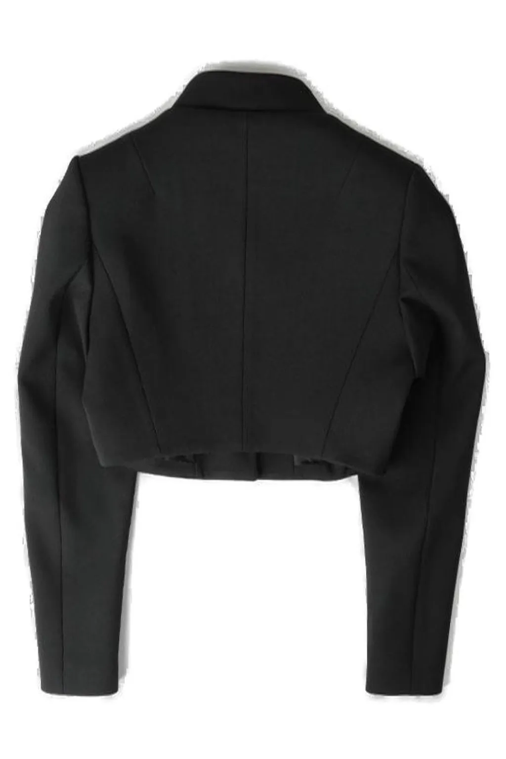 Twill Long Sleeve Cropped Jacket