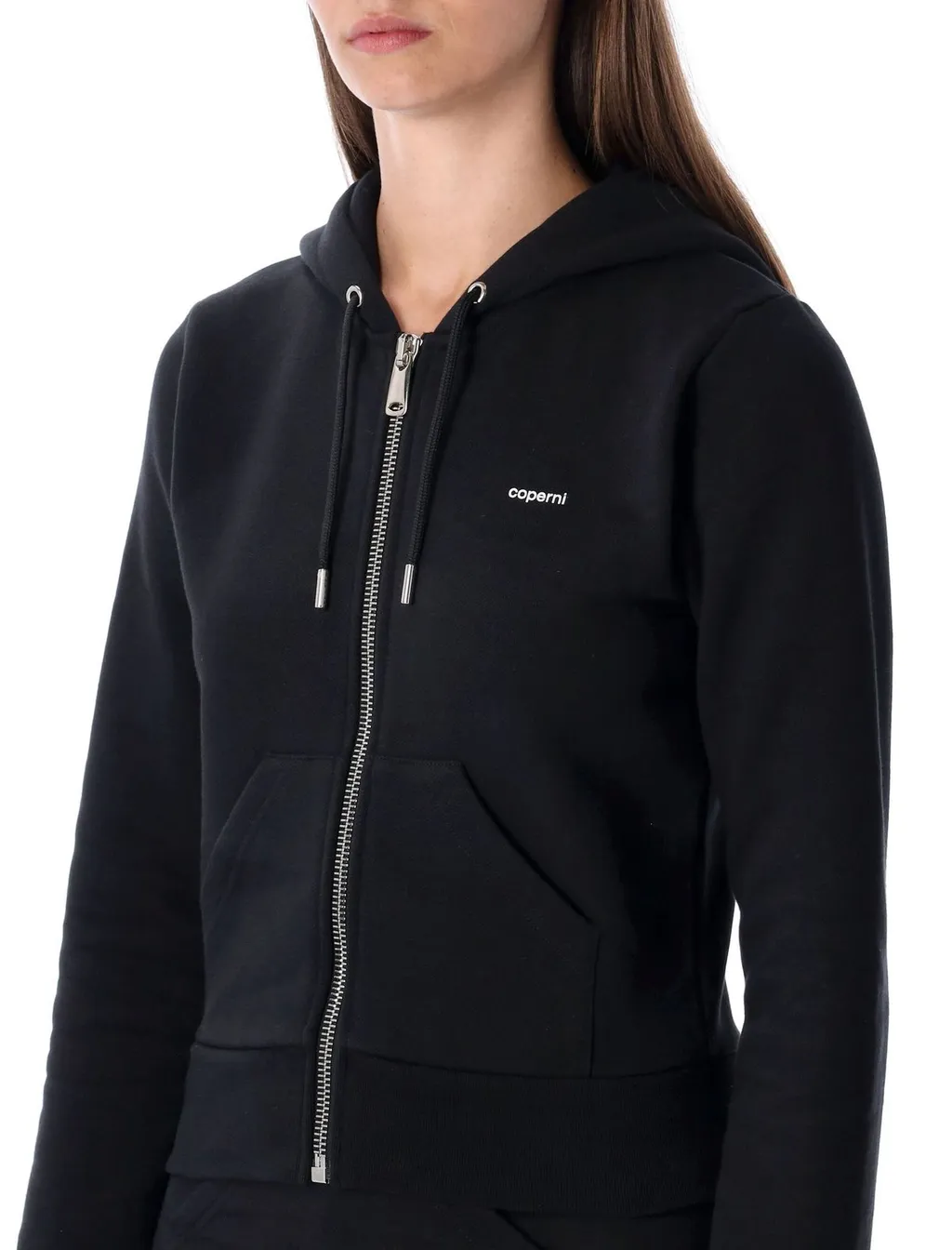Zip-Up Drawstring Hoodie