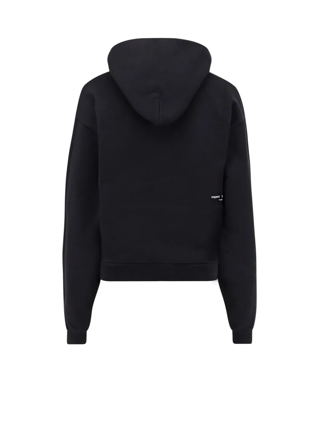 Pattern Embroidered Long Sleeved Hoodie