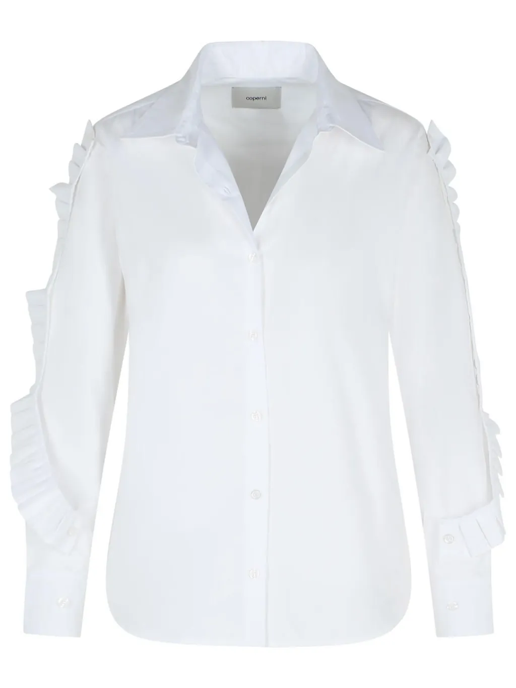 Ruffle Buttoned Shirt