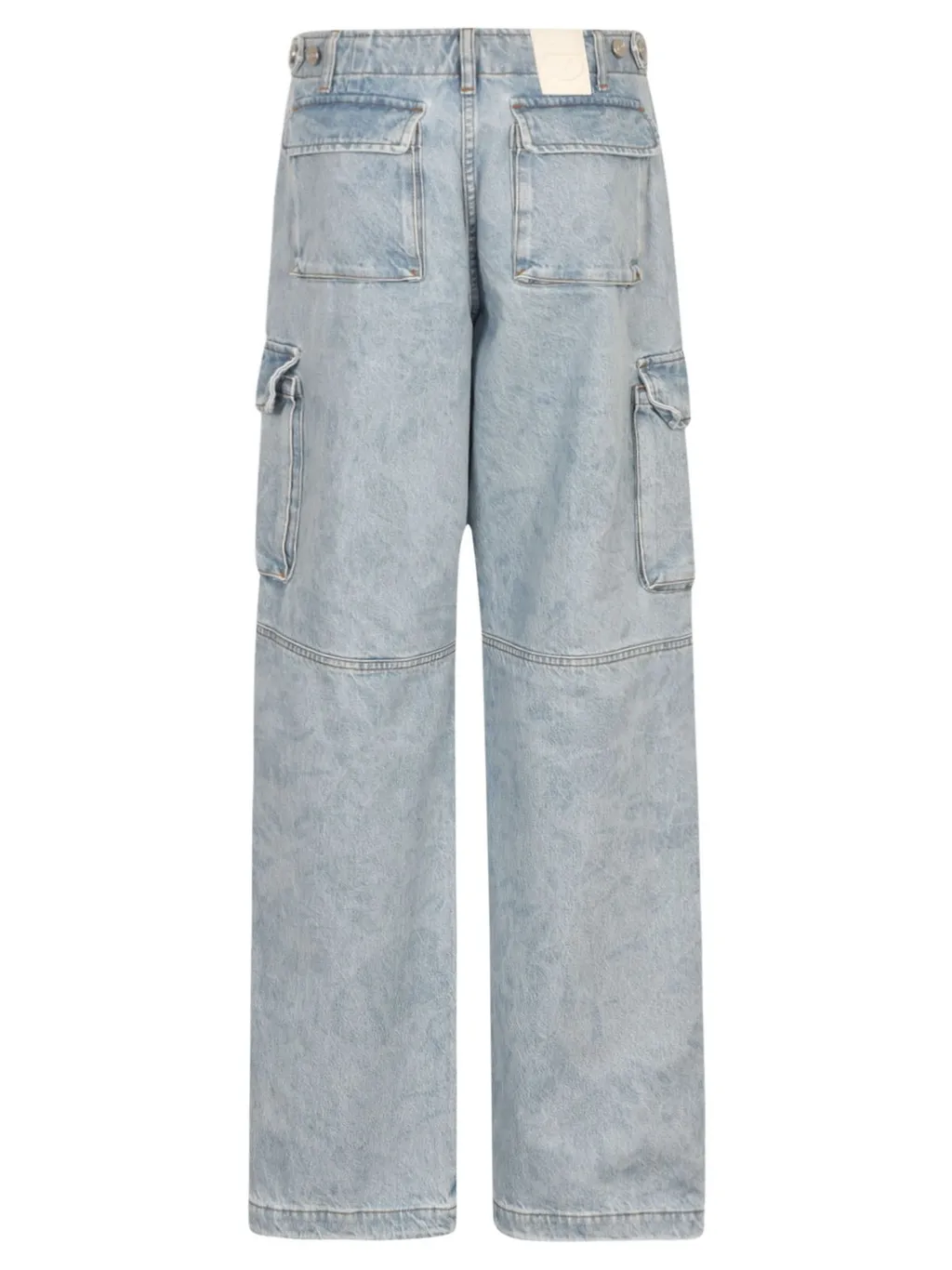 Wide-Leg Cargo Jeans