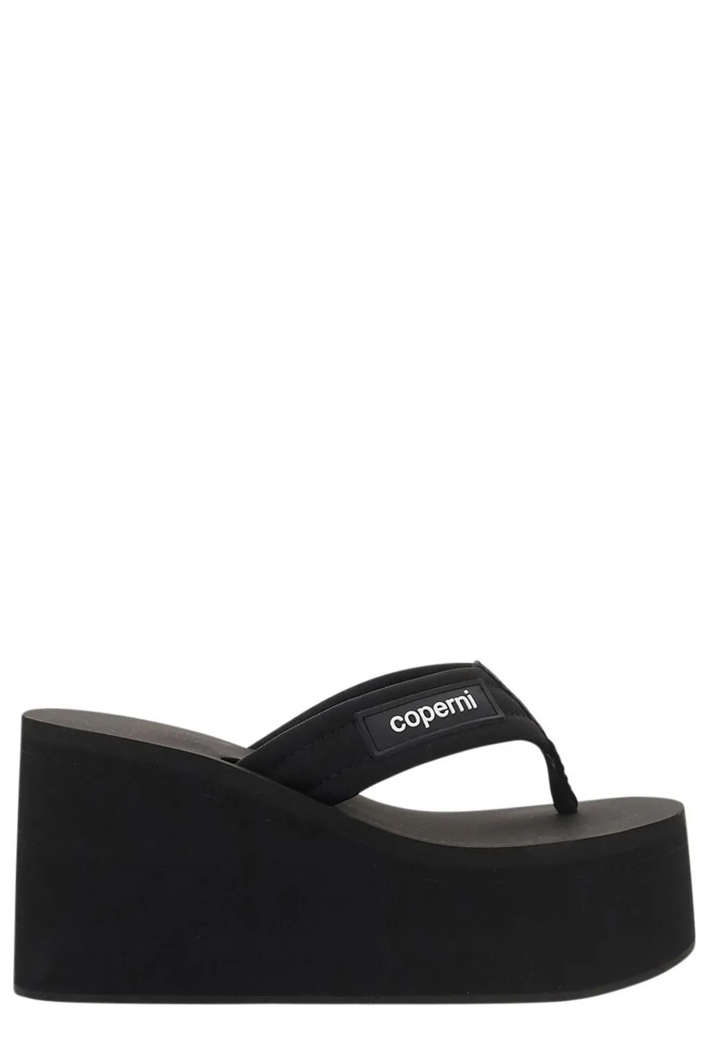 Branded Logo Detailed Wedge Sandals