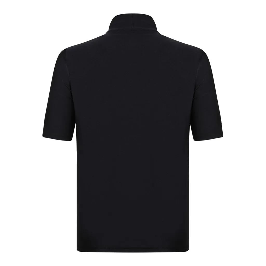High-Neck Fitted Top