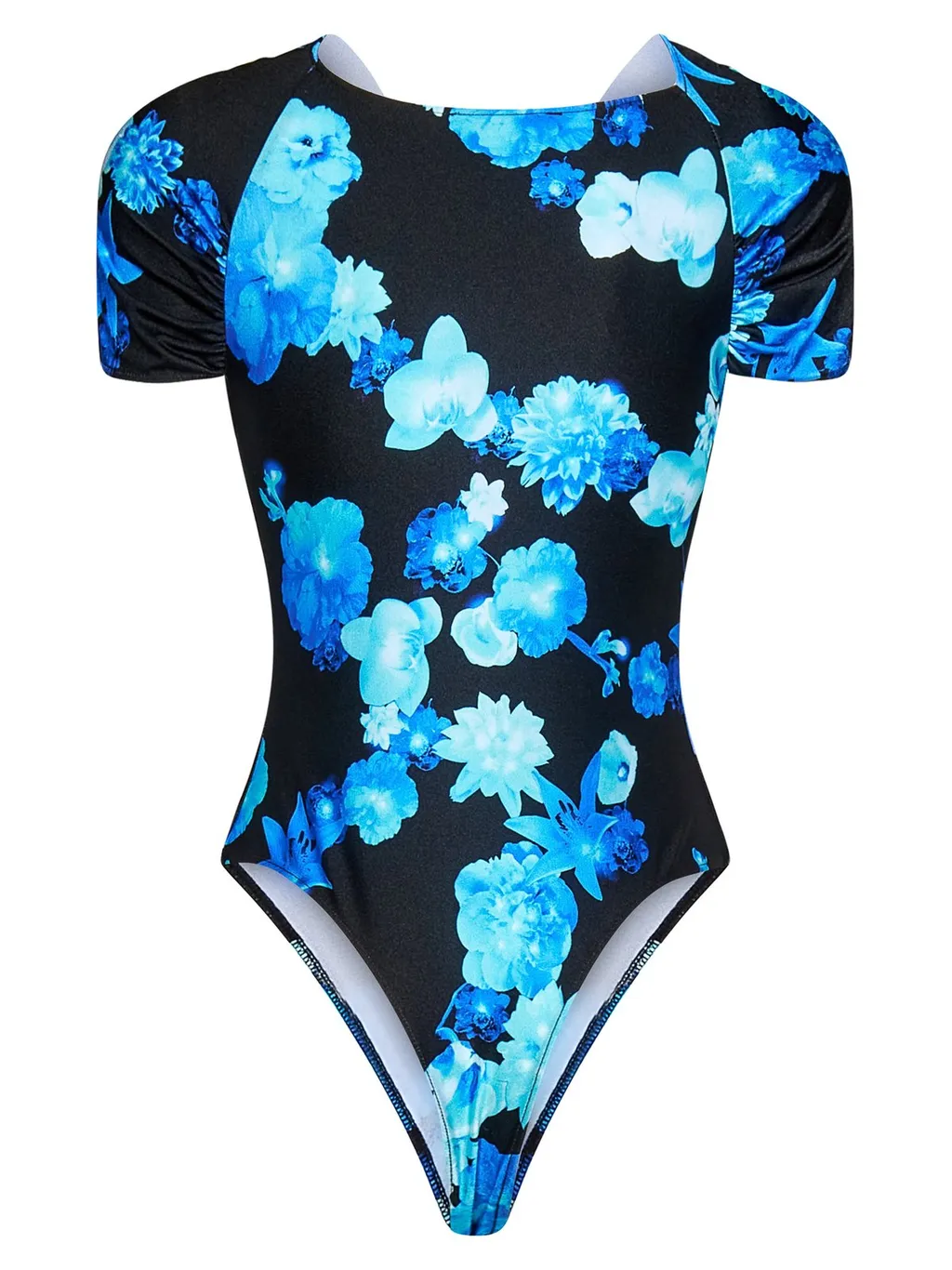 Floral Print Cut-Out Bodysuit