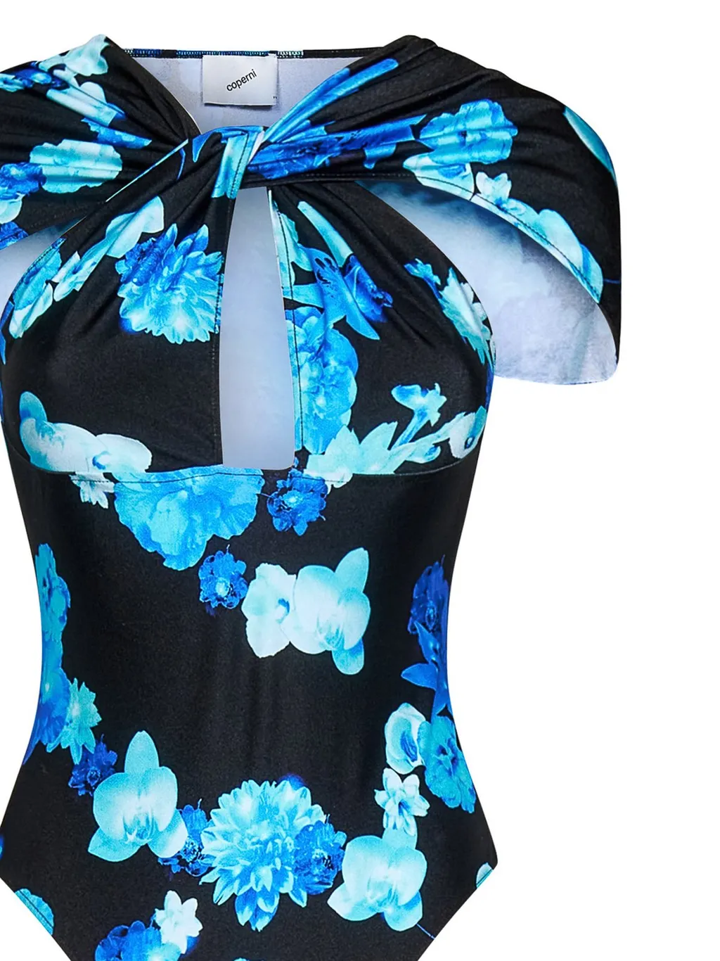 Floral Print Cut-Out Bodysuit