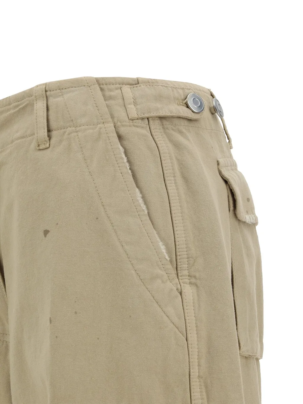 Wide-Leg Cargo Pants