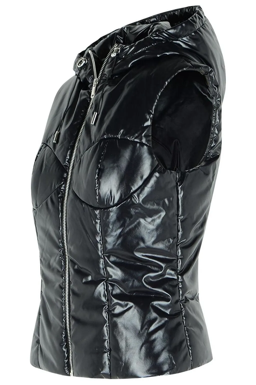 Drawstring Hooded Vest