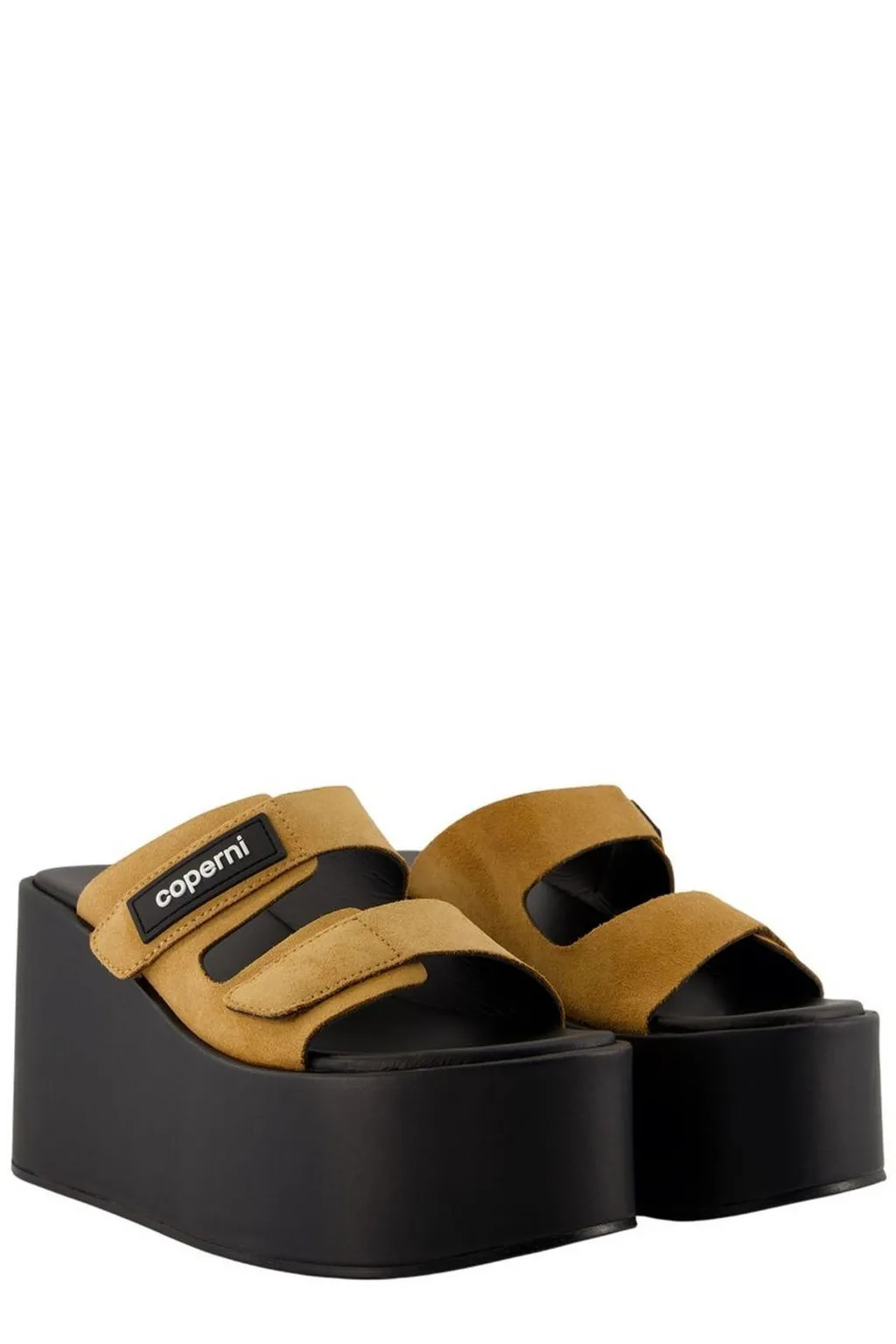 Double-Strap Platform Sandals