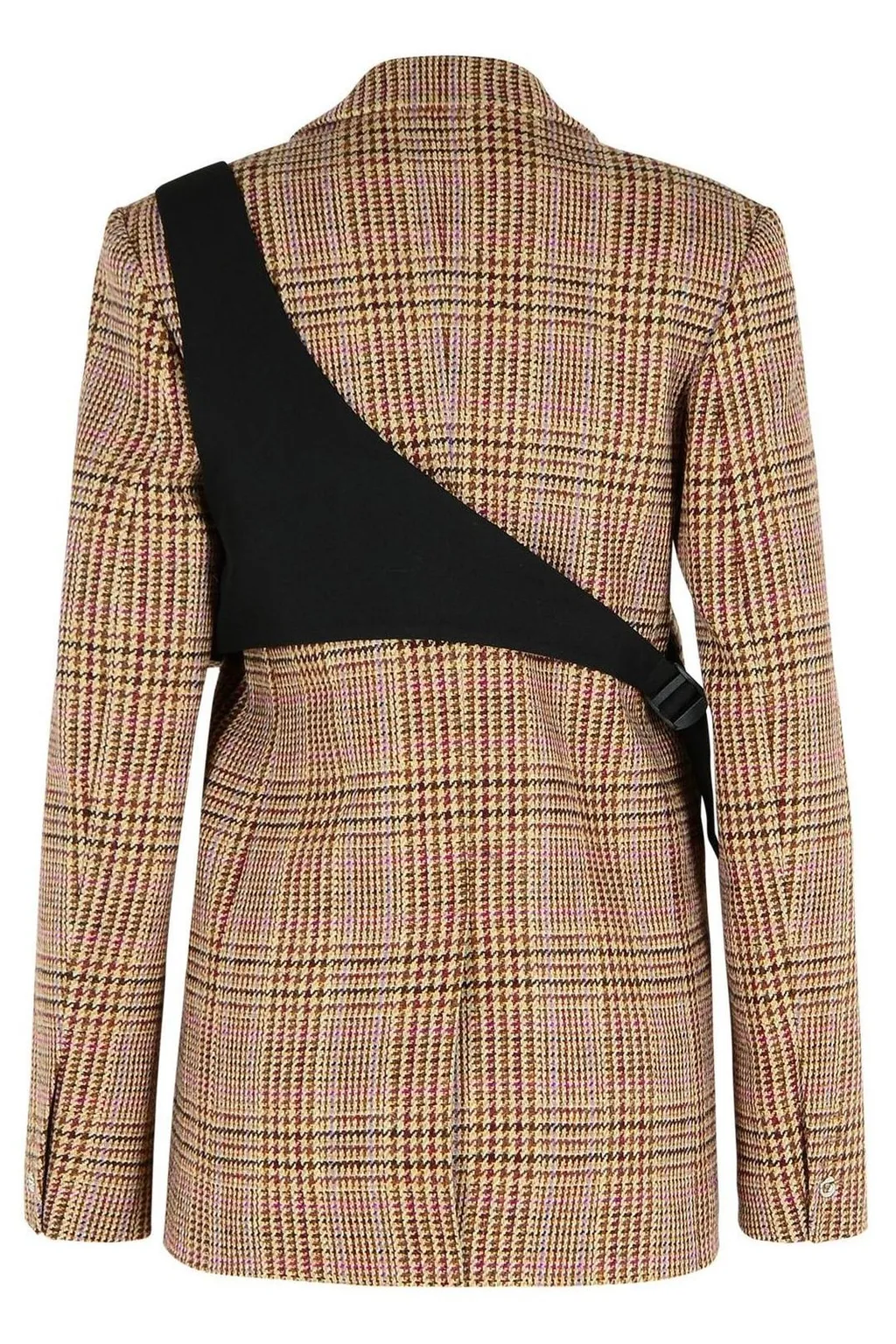 Single Breasted Checked Blazer