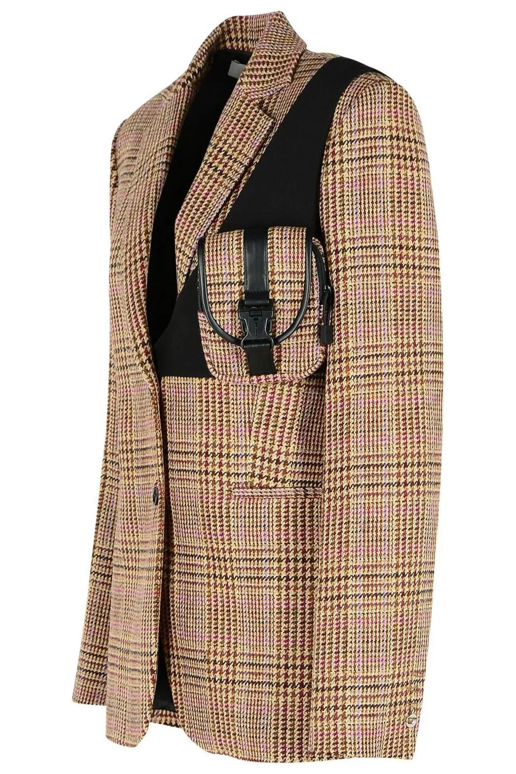 Single Breasted Checked Blazer