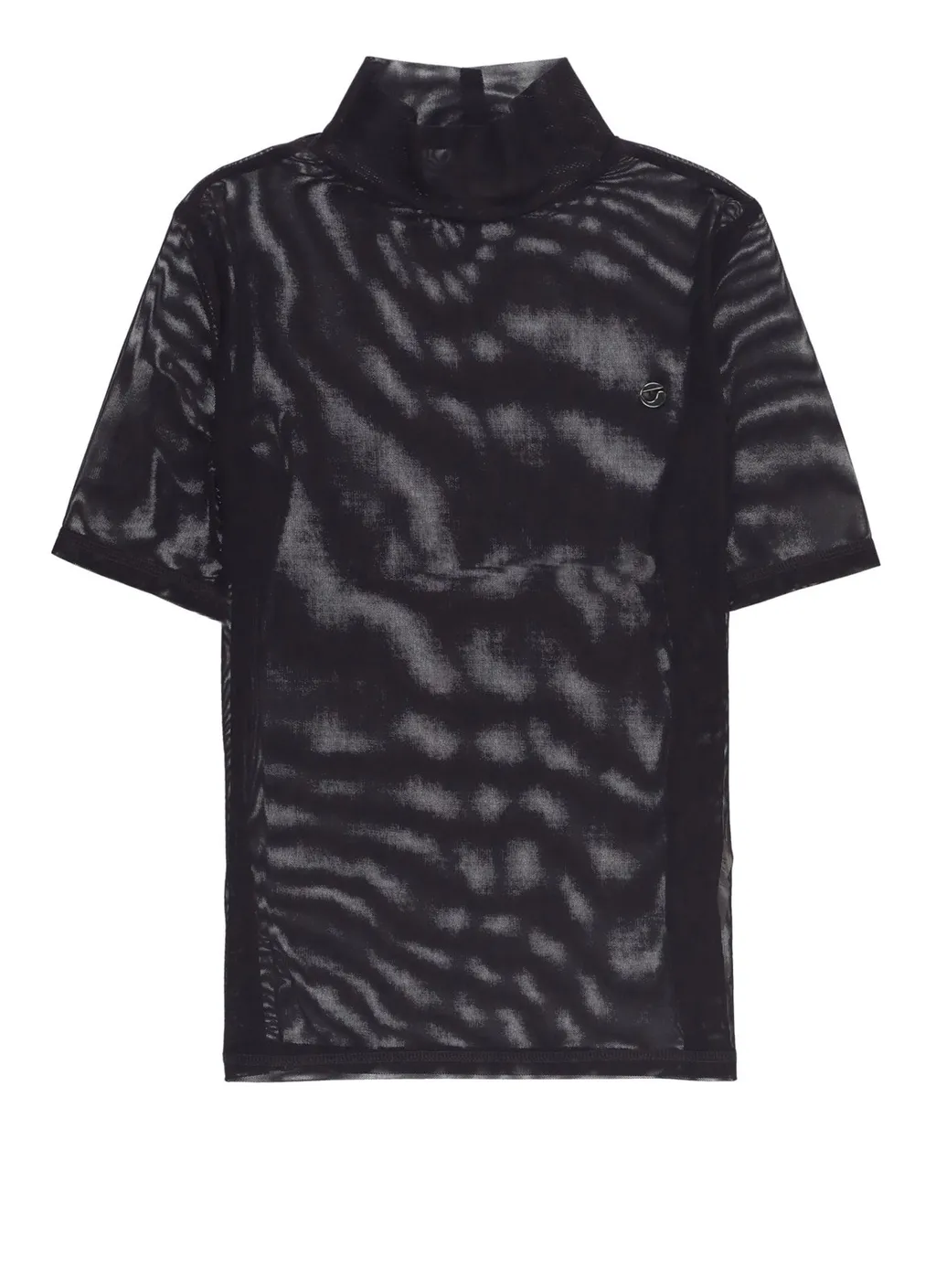High Neck Fitted Top