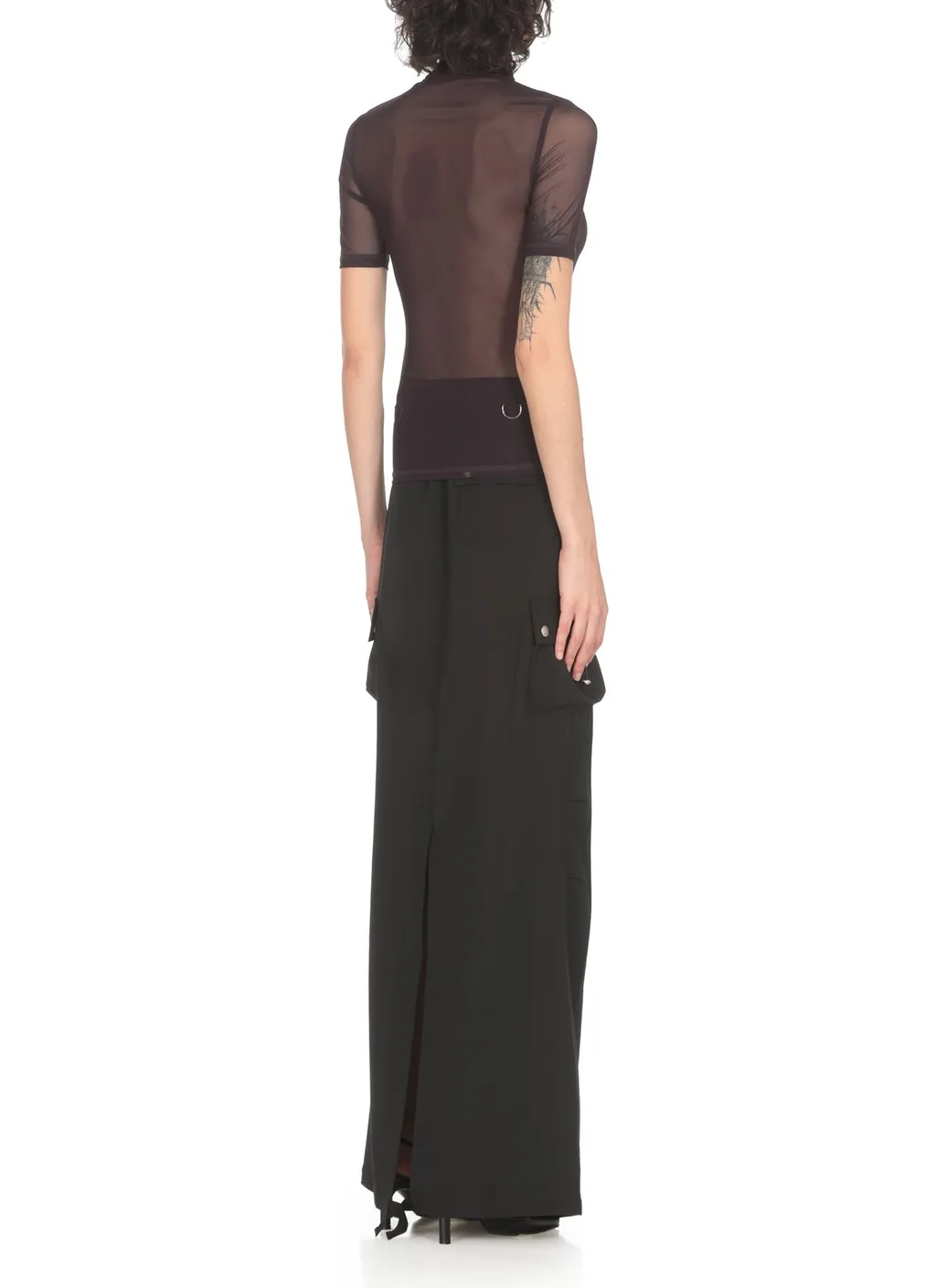 High Neck Fitted Top