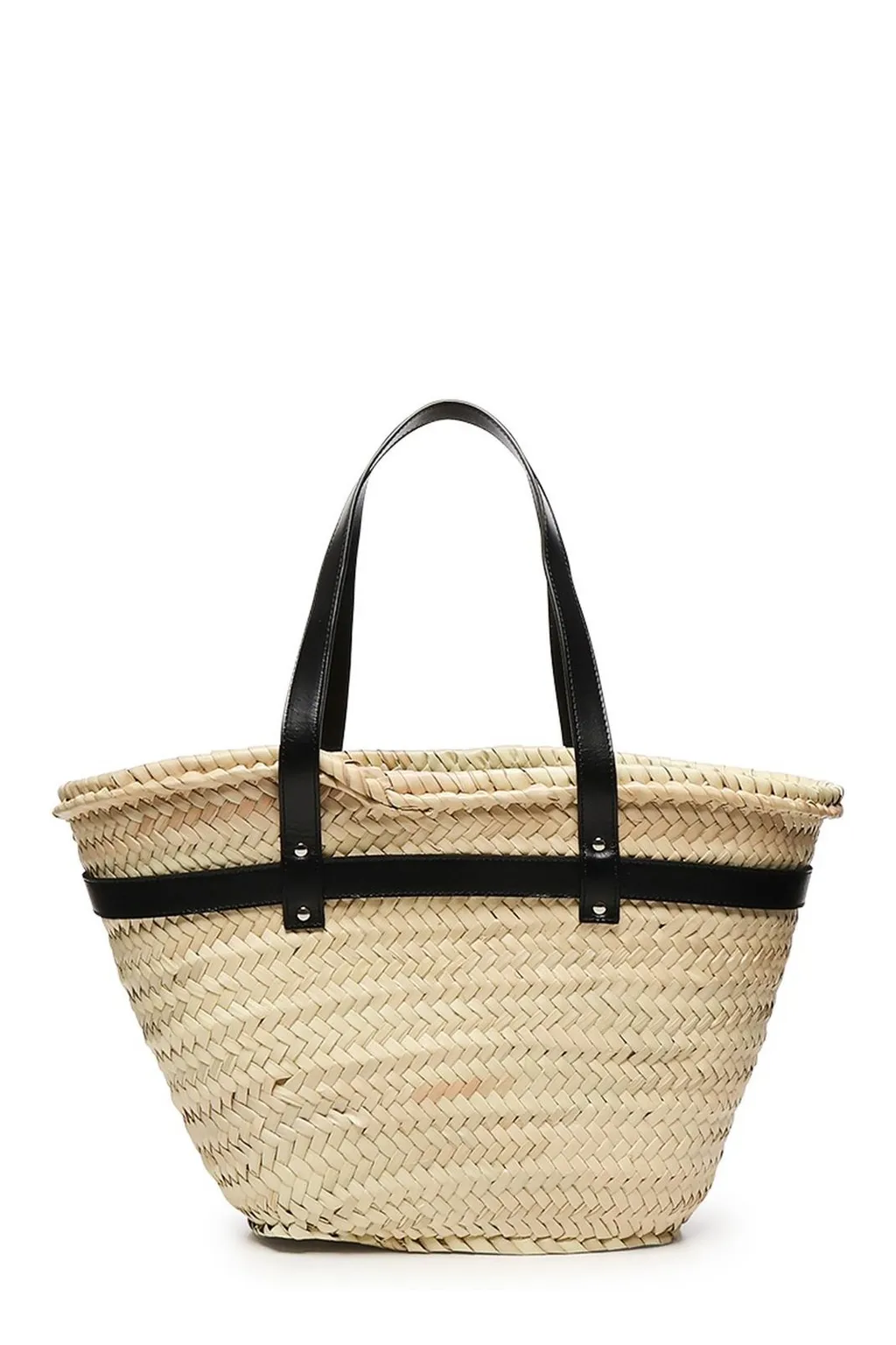 Logo-Plaque Top Handle Bucket Bag