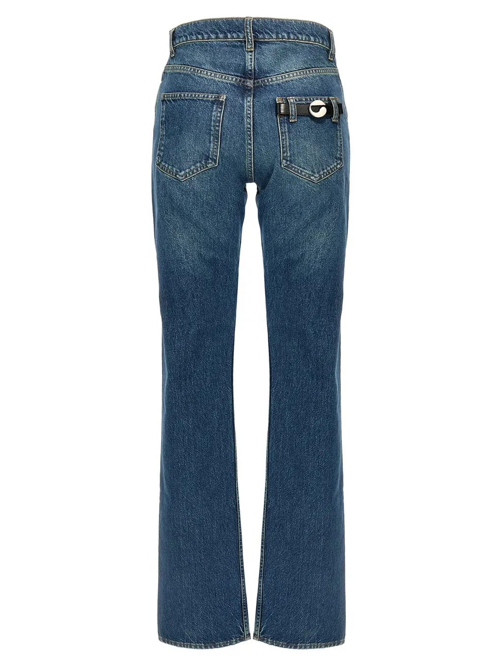 Straight Leg Denim Pants