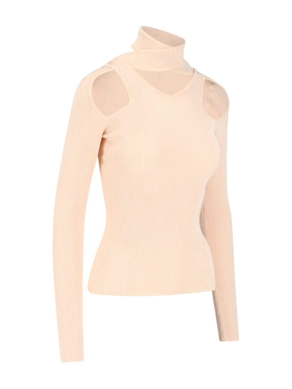 Cut-Out Detailed Knit Jumper
