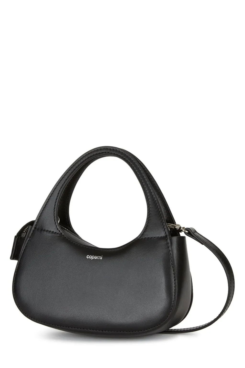 Logo Printed Micro Swipe Tote Bag