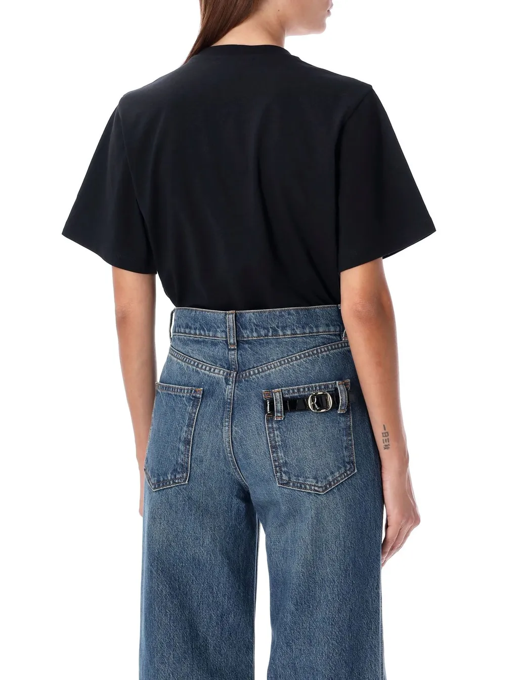 Logo Printed T-Shirt Bodysuit