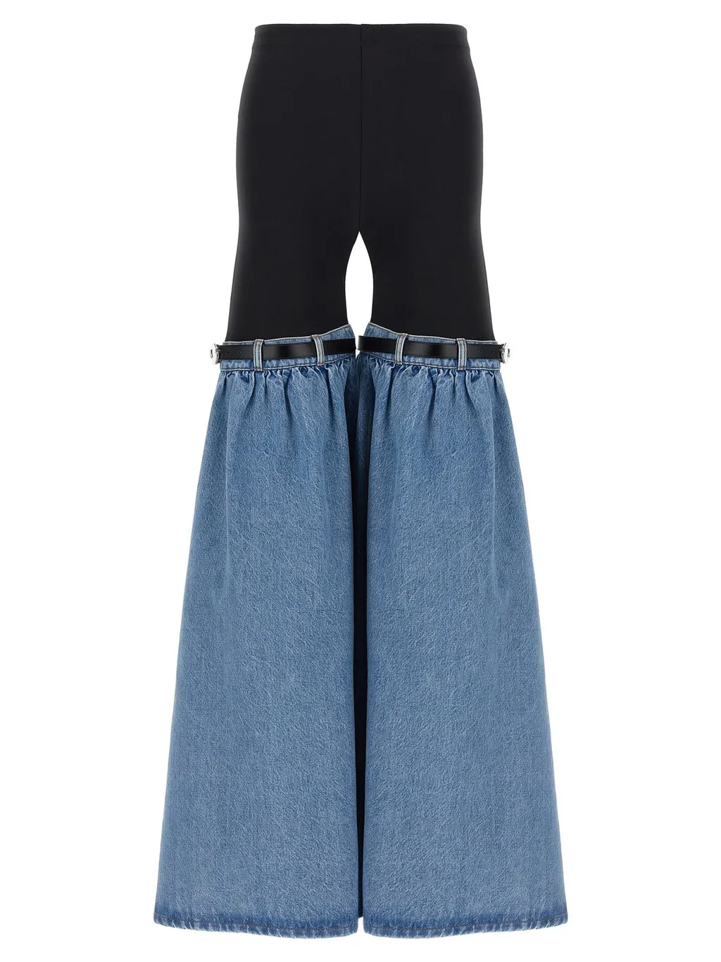 Hybrid Denim Flare Trousers
