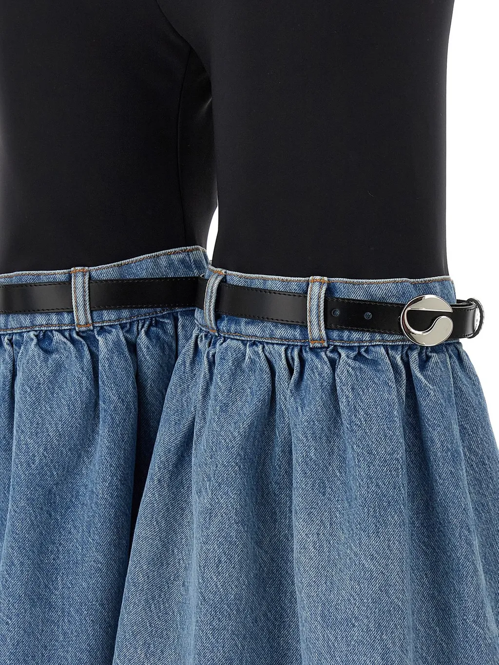 Hybrid Denim Flare Trousers
