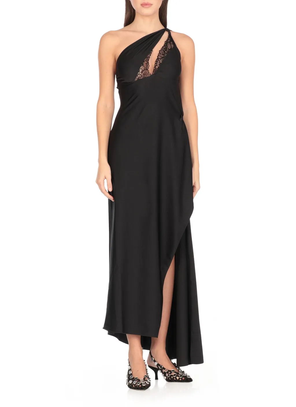 Asymmetric Long Dress
