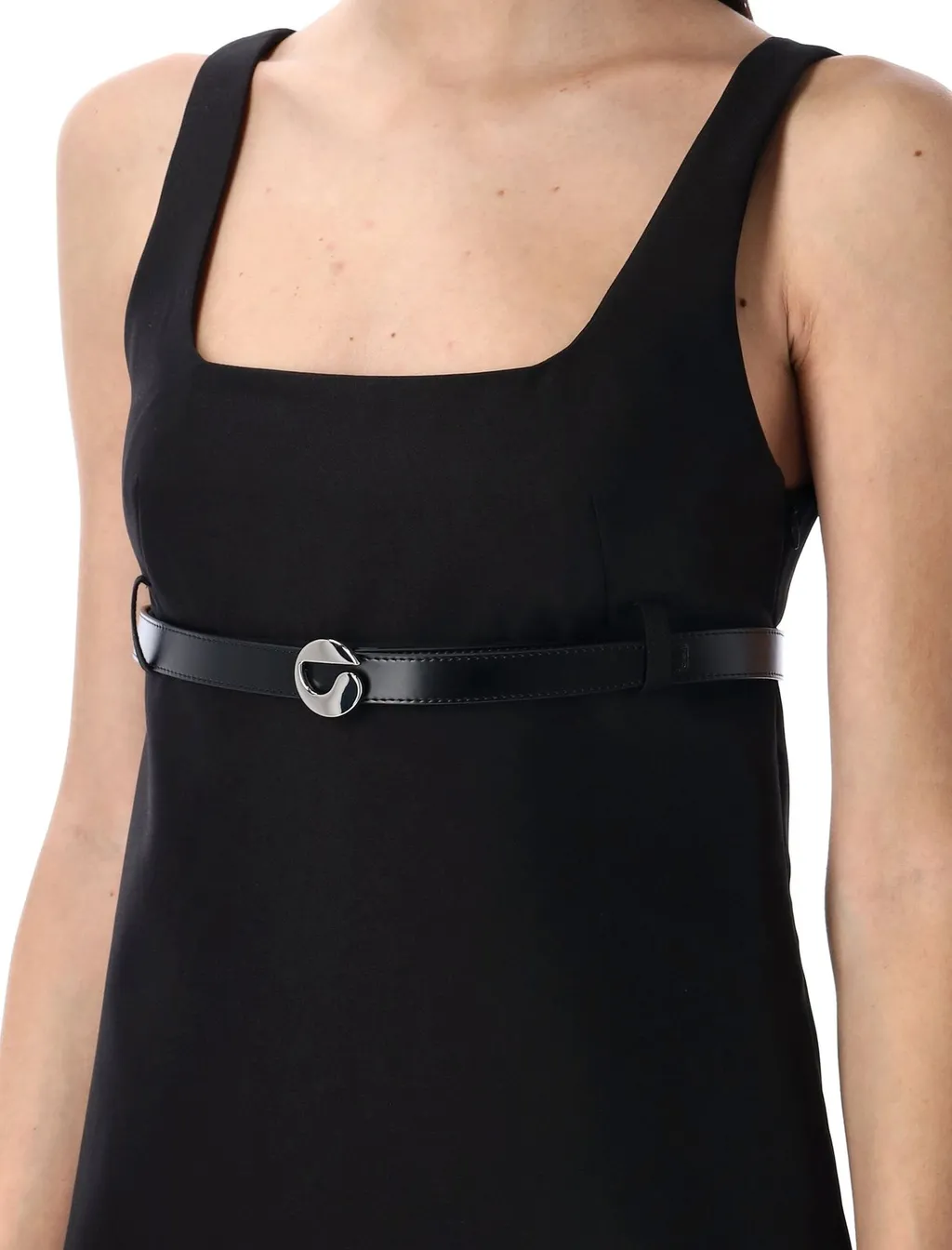 Belted Sleeveless Mini Dress