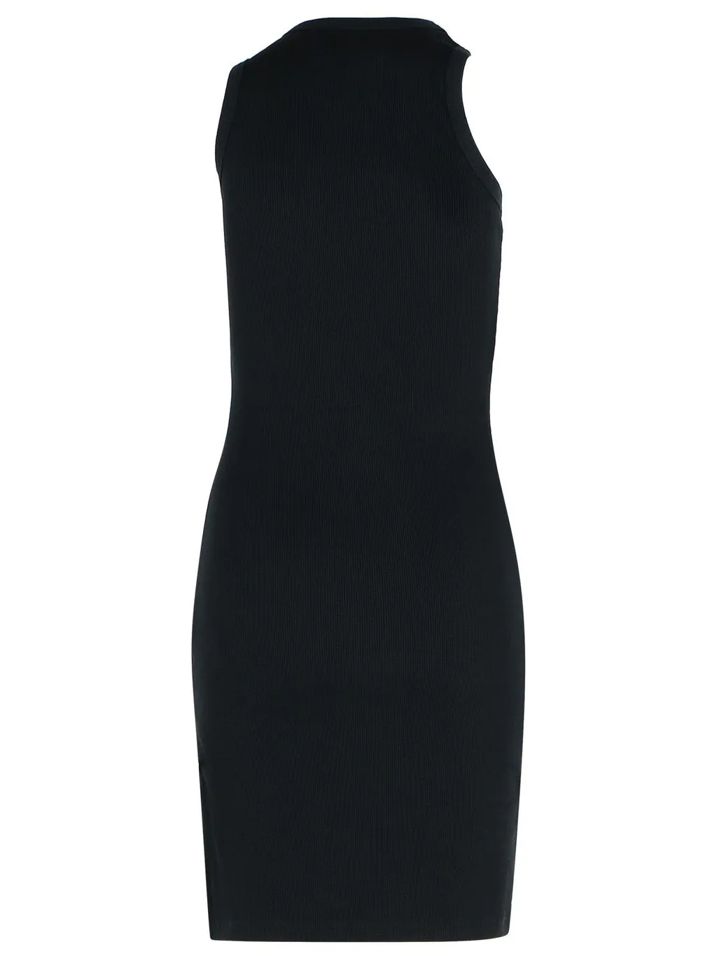 Washing Clip Rib Short Dress